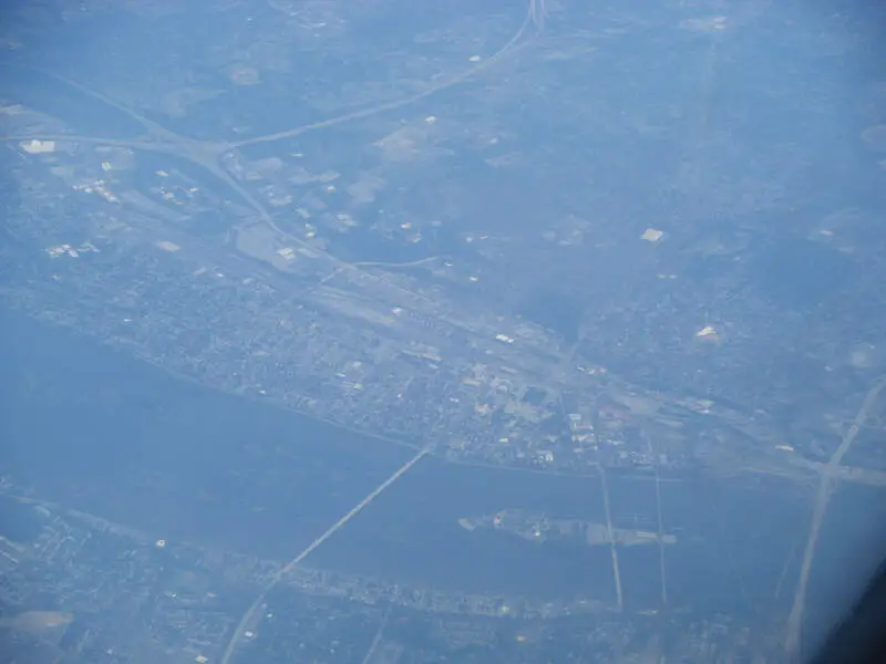 Harrisburg Pa From Airplane