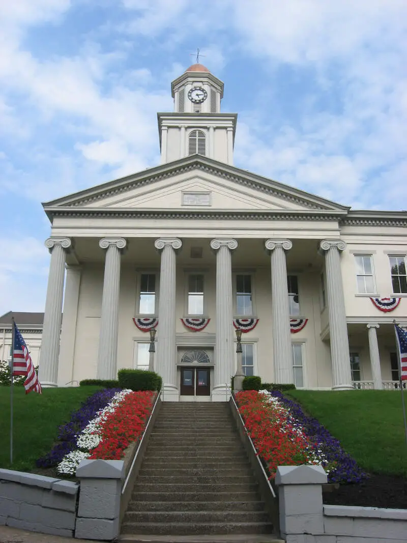 Stairs At The Lawrence County Courthouse