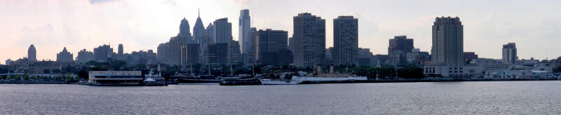 Philadelphia Panorama From Camden