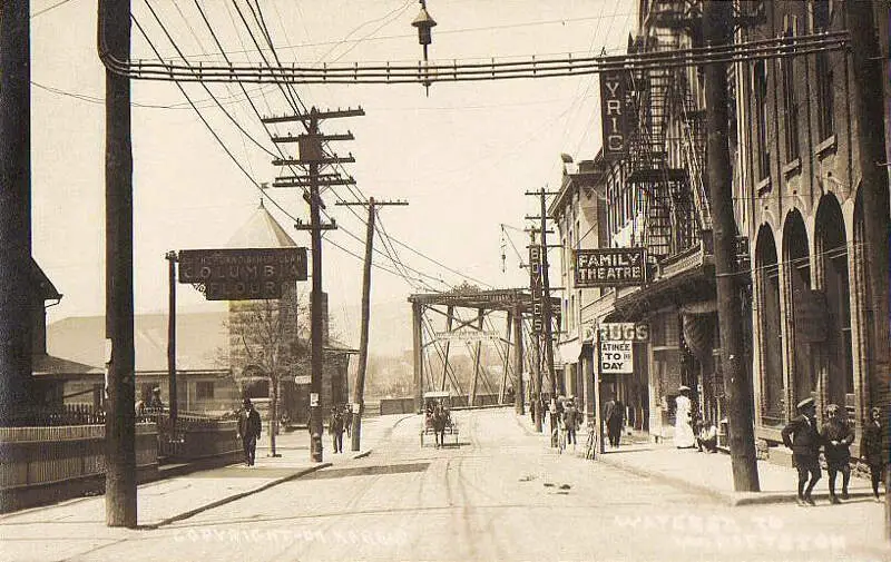 View Of Water Streetc Pittstonc Pa