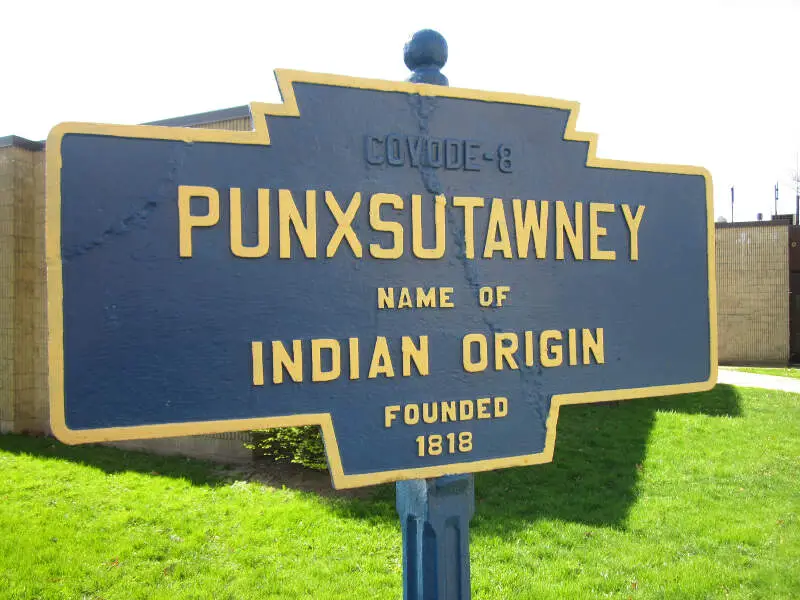 Punxsutawneyc Pa Keystone Marker