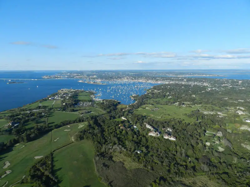 Newport Rhode Island Aerial View