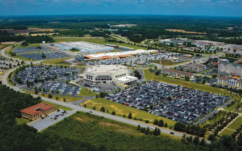 Aerial View Of Western Florencec South Carolina