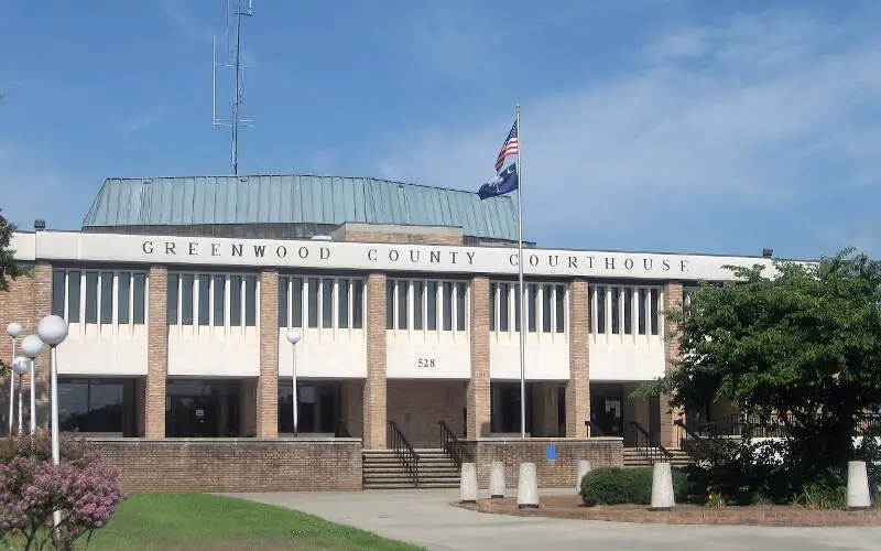 Greenwood County Courthousec Greenwoodc South Carolina