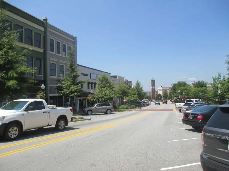 Section Of Downtown Spartanburgc Sc Img