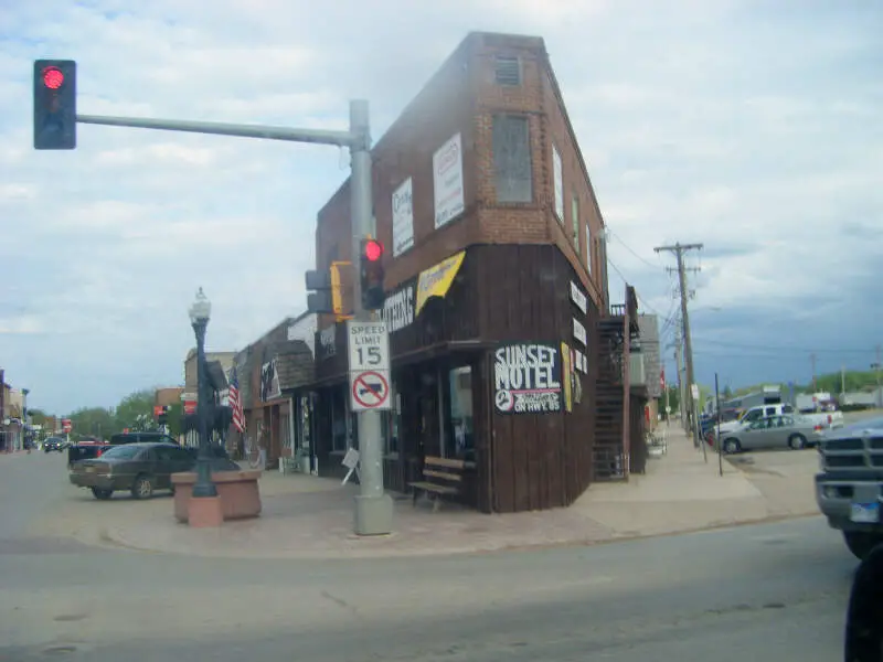 Narrow Building In Belle Fourche