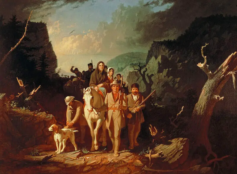 George Caleb Bingham  Daniel Boone Escorting Settlers Through The Cumberland Gap