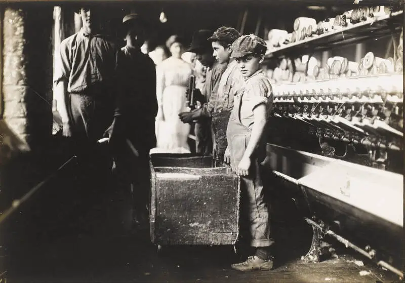 Lewis Wickes Hine  Young Doffers In The Elk Cotton Millsc Fayettevillec Tennessee  Google Art Project