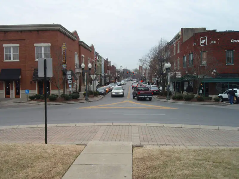 Franklin Tennessee Historical District View From Square