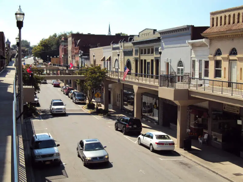 Downtown Morristown Tennessee Overhead Sidewalks