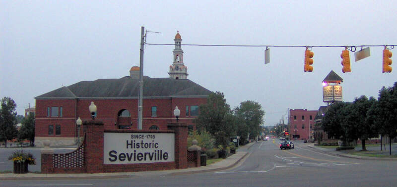 Sevierville Historic District Entrance