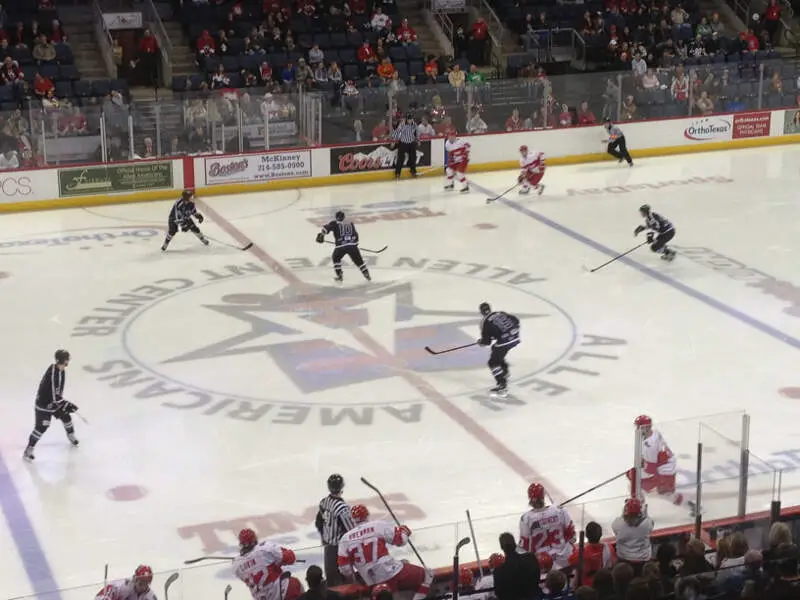 Allen Americans Vs Fort Worth Brahmas  January C