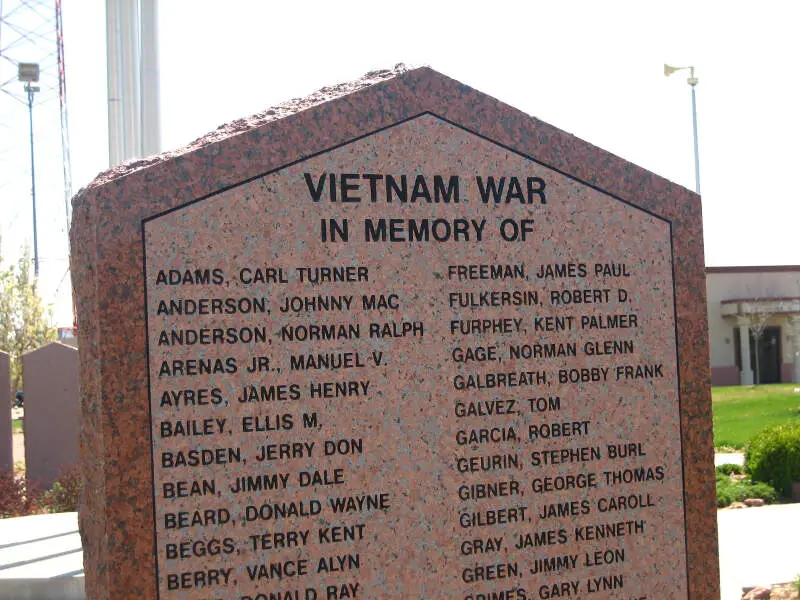 Vietnam War Memorial In Amarillo Img