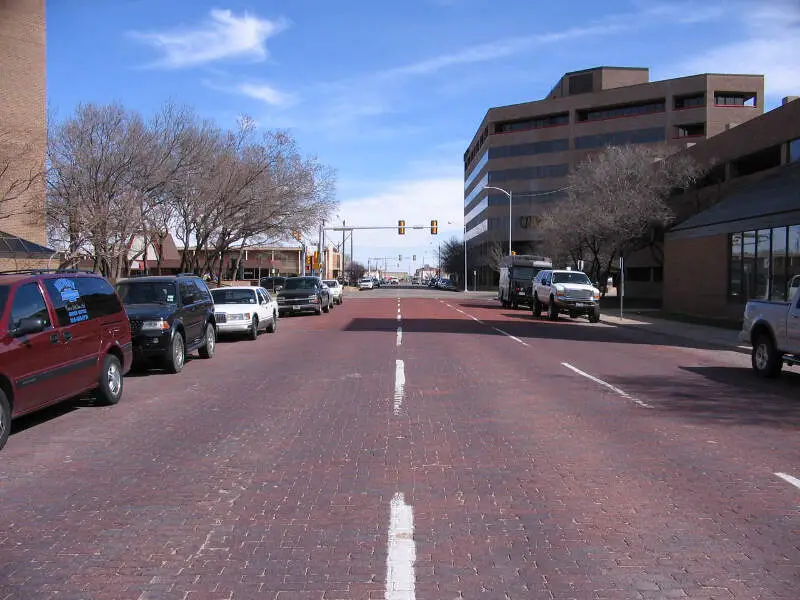 Amarillo Tx  Brick Streets