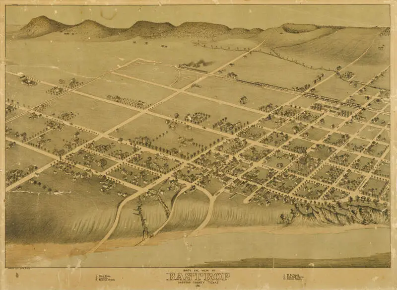 Old Map Bastrop