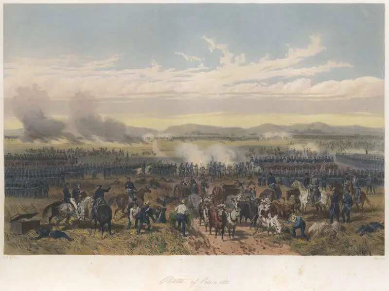 Nebel Mexican War Battle Of Palo Alto