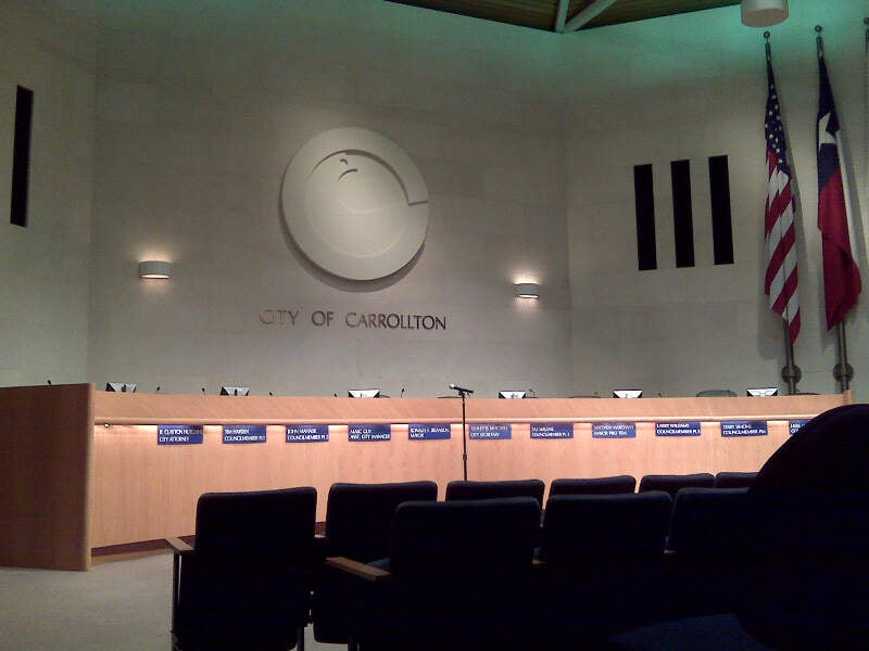 Carrollton City Council Chamber