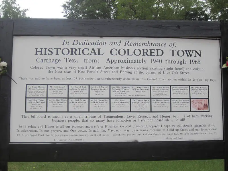 Historical Colored Townc Carthagec Tx Img