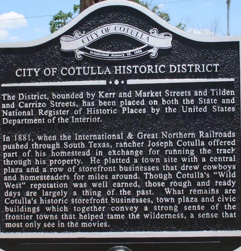 Cotullac Tx Historic District Sign Img