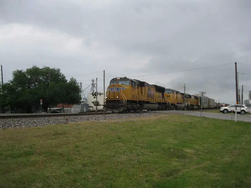 East Bernard Tx Up Freight Train