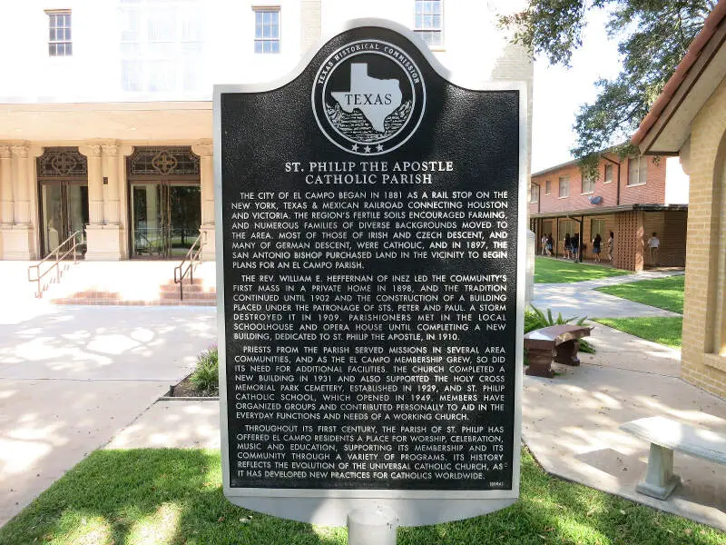 El Campo Tx Church Marker