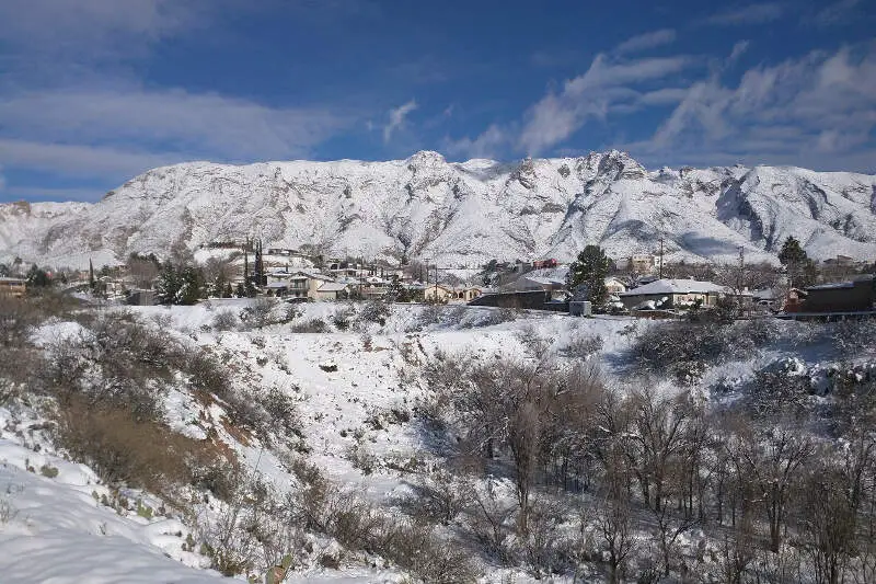 El Paso West Side Snow