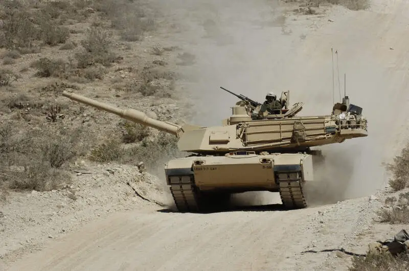 Abrams Tank At The Dona Anna Range