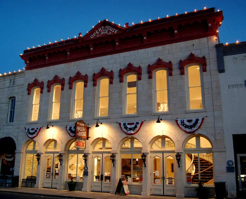 Granbury Opera House At Twilight