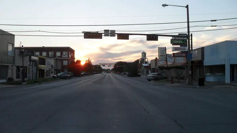 Gp Main Street At Dusk