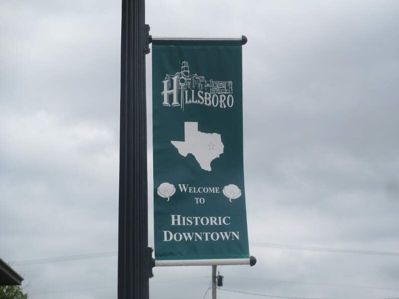 Historic Downtown Hillsboroc Txc Sign Img