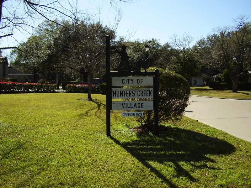 Hunterscreekvillagesign