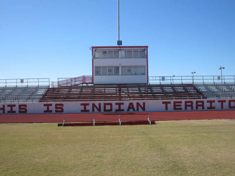 Indian Stadium In Jourdantonc Tx Img