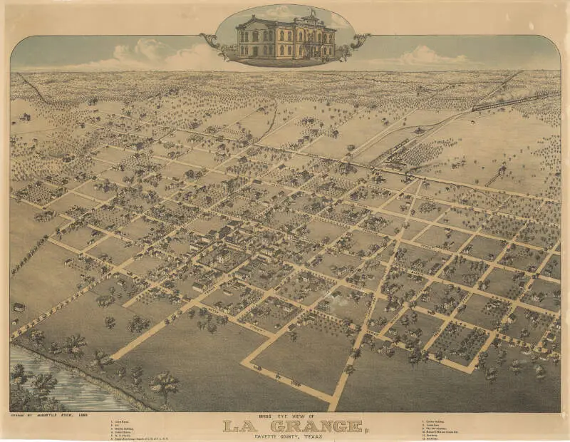 Old Map La Grange