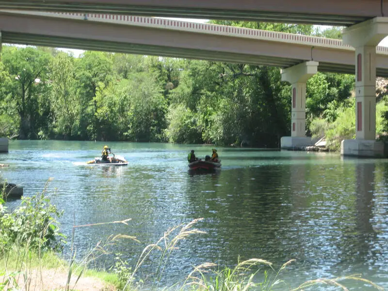 Guadalupe River In New Braunfelsc Tx Img