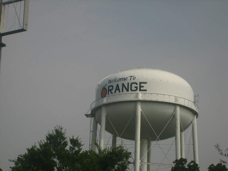 Orangec Texas Water Tower