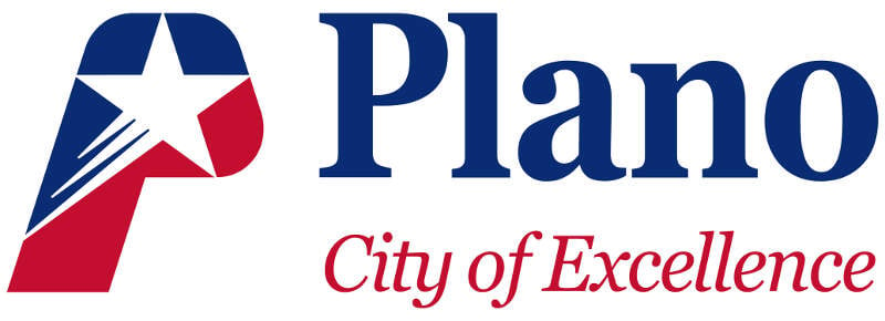 New City Of Plano Logo And Tagline Circa