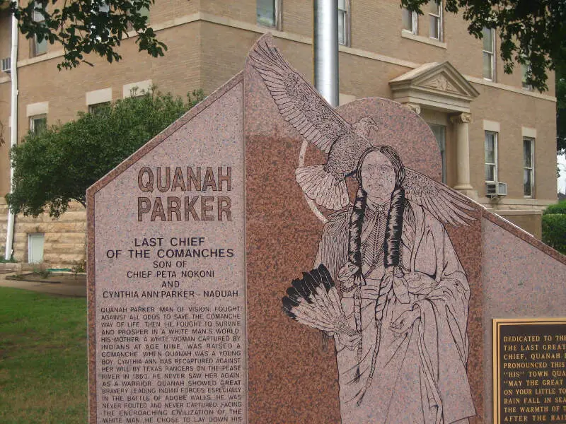 Quanah Parker Monumentc Quanahc Tx Picture