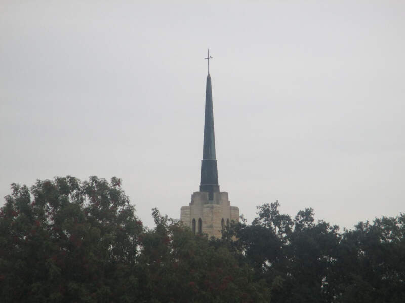 Steeple Of Abiding Presence Chapel At Tlu In Seguinc Tx Img