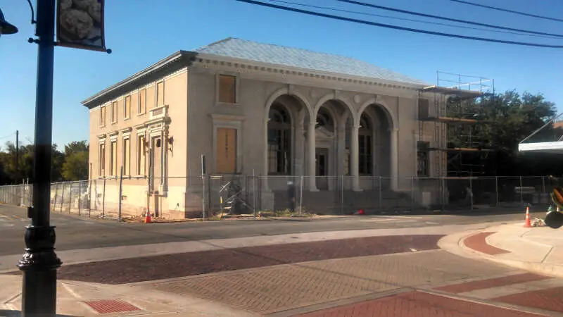 Building Being Rehabilitated To Be The New City Hall