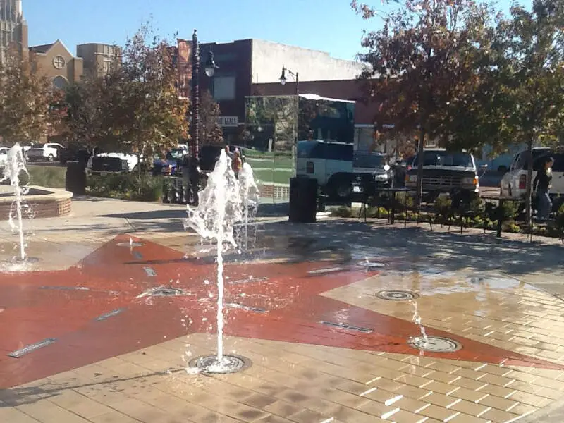 Splash Pad In Downtown