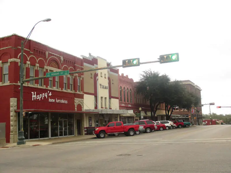 Glimpse Of Downtown Waxahachiec Tx Img