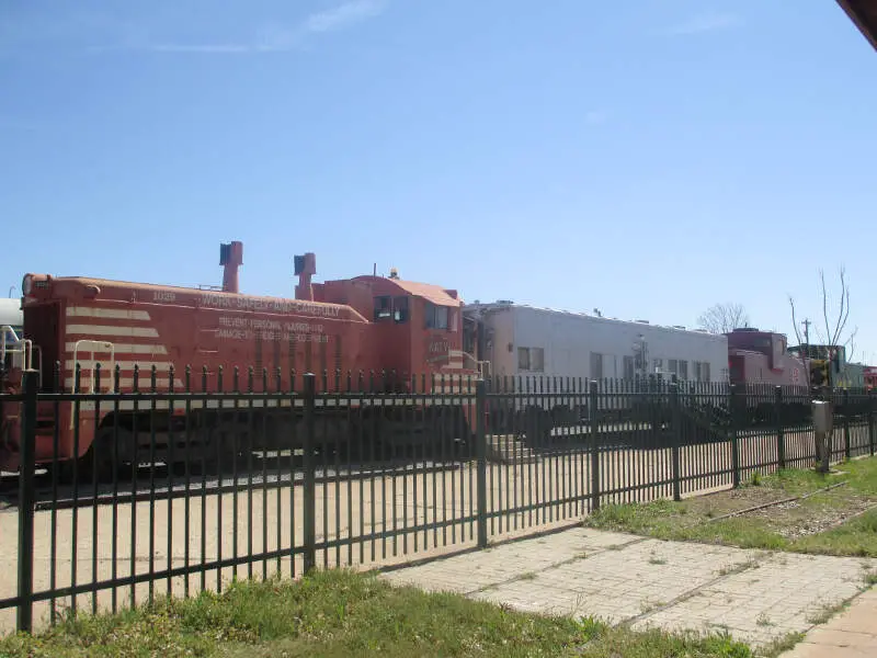 Railroad Exhibit At Depot Square In Wichita Fallsc Tx Img