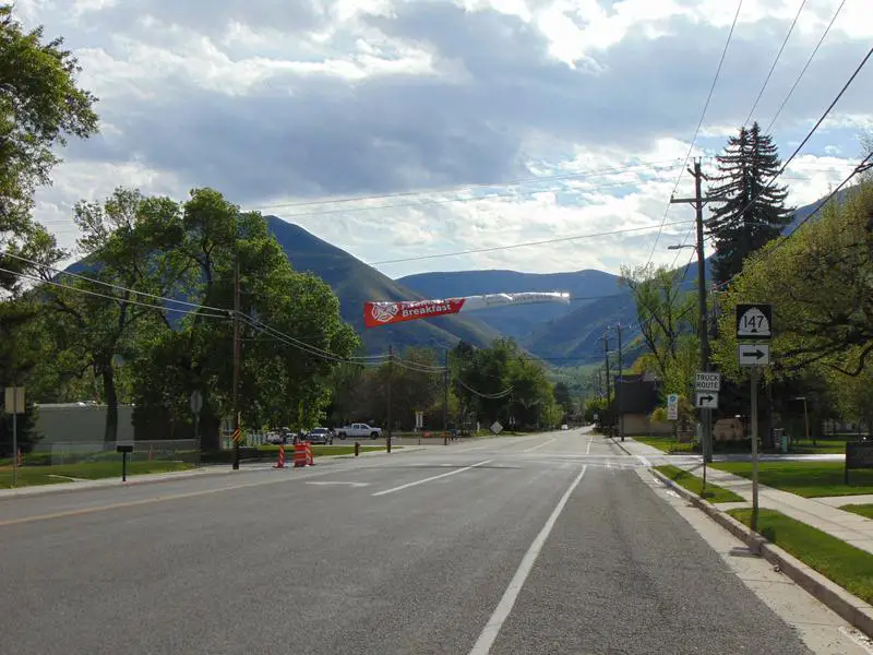 East At Main Street Maple Street In Mapletonc Utahc Apr