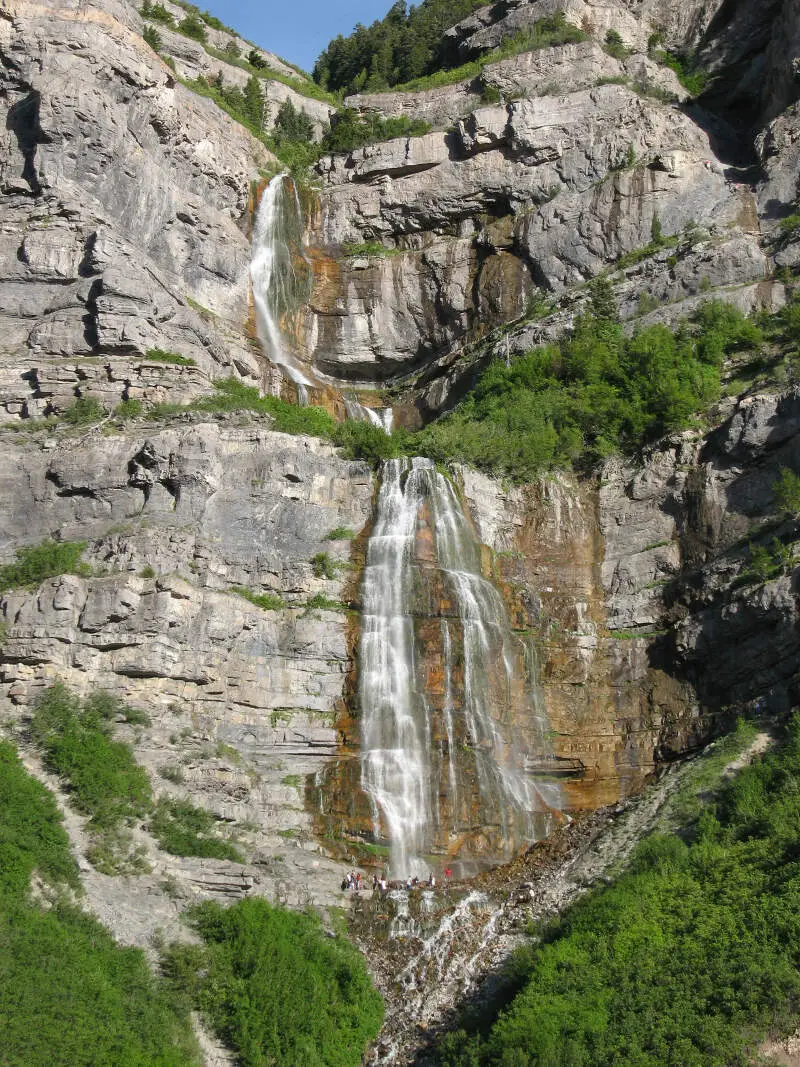 Bridal Veil Falls Provo Utah