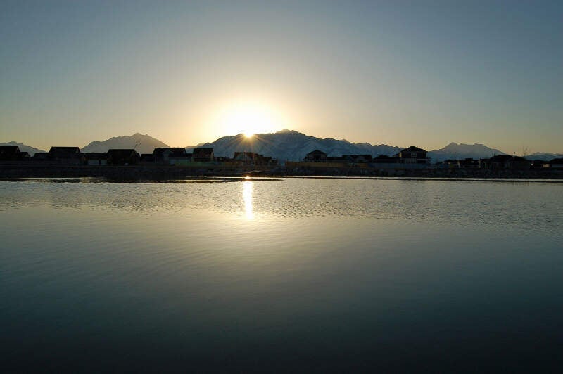 Oquirrh Lake At Sunrise