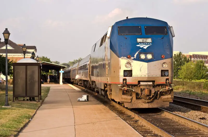 Amtrak At Alexandria Union Station In