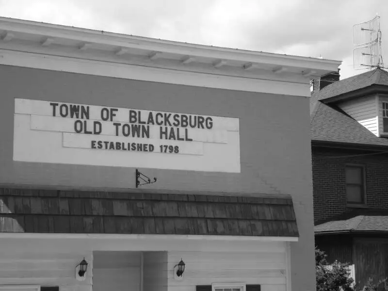 Blacksburg Virginia Old Town Hall