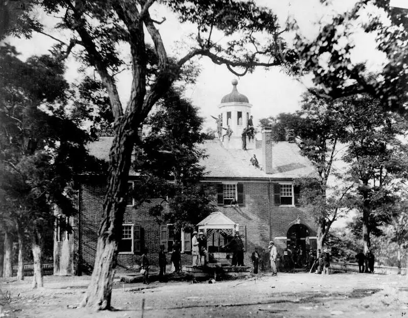 Fairfax Court House During The Civil War