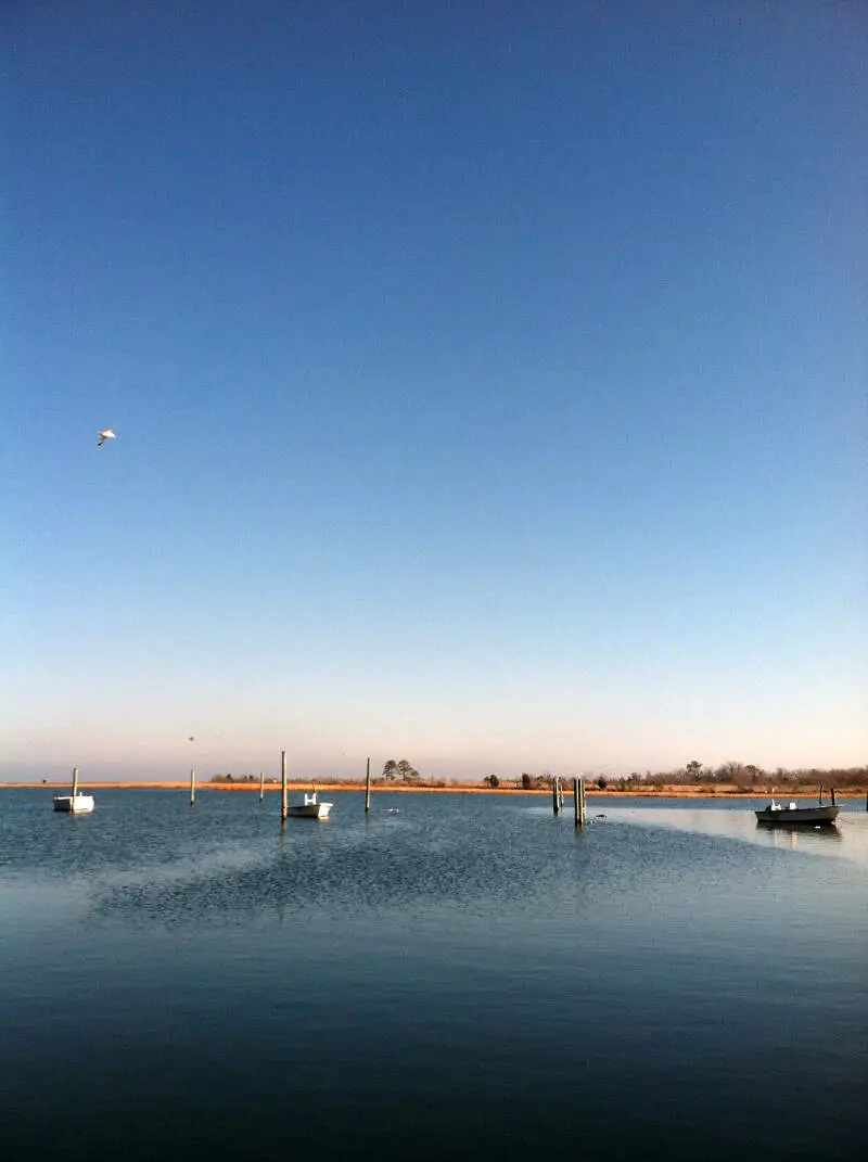 Messick Point Boats Winter