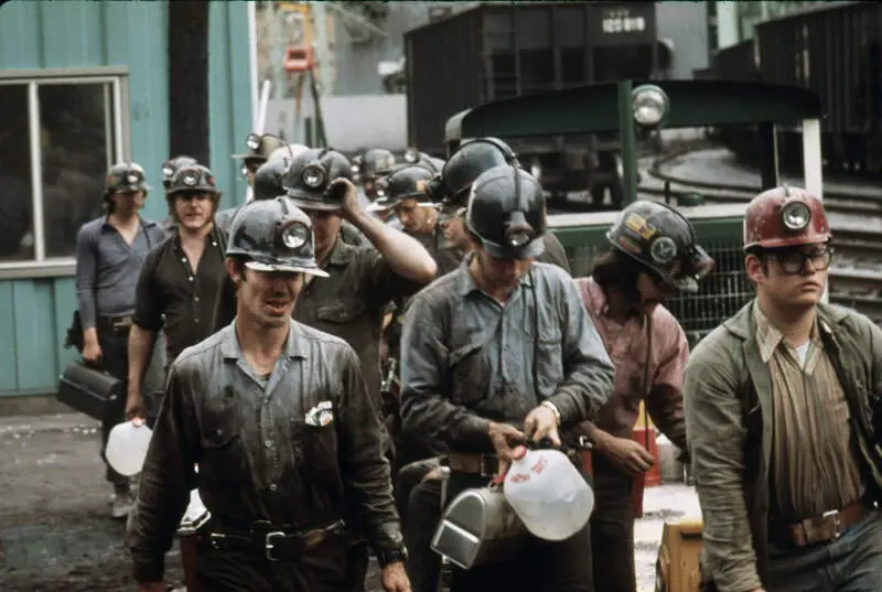 Miners At The Virginia Pocahontas Coal Company Mine